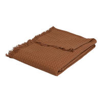 TAGESDECKE Baumwolle Widdy 130/180 cm - Terra cotta, Naturmaterialien (130/180cm) - Atmosphera Createur d´interieur