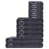 HANDTUCH Unisex Classic Grau Baumwolle 10er Pack - Anthrazit, Textil (100/50cm) - Joop!