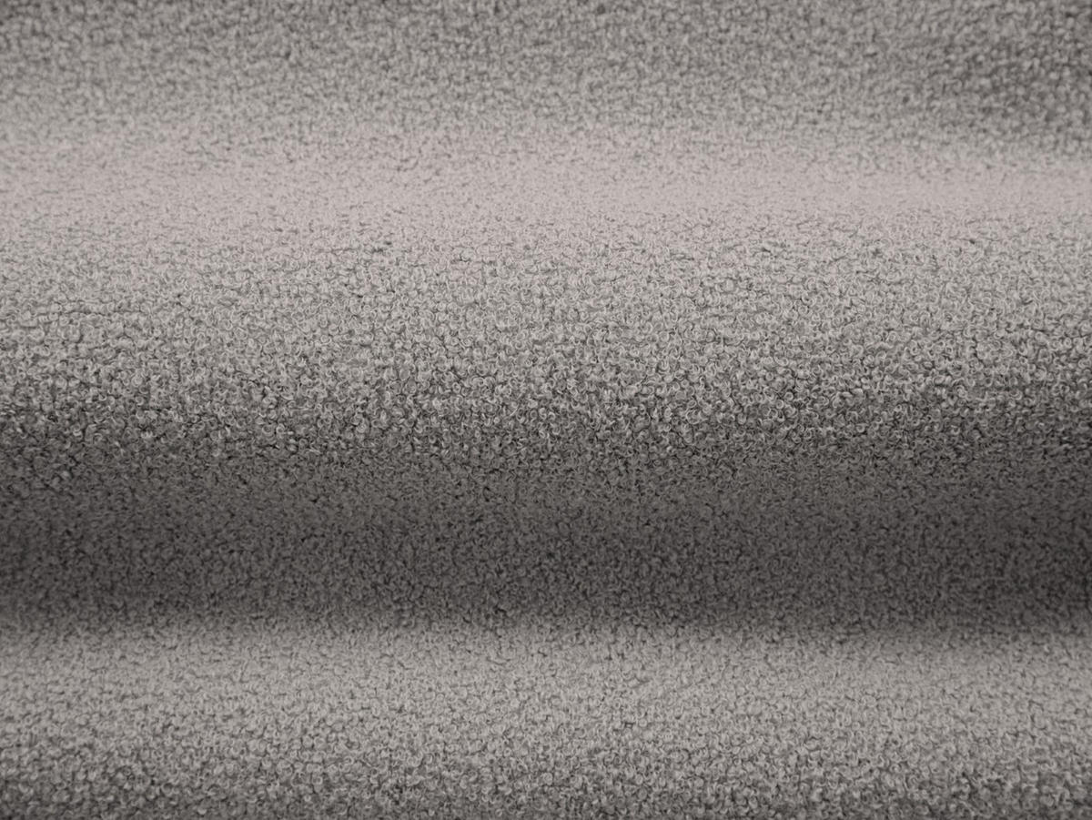 DREHSESSEL Chuck aus Boucle hellgrau - Hellgrau, Textil (77/80/78cm) - Micadoni