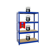 SCHWERLASTREGAL Dino 180x120x60 cm Fachlast 600 kg Blau - Blau, Metall (120/180/60cm) - PROREGAL