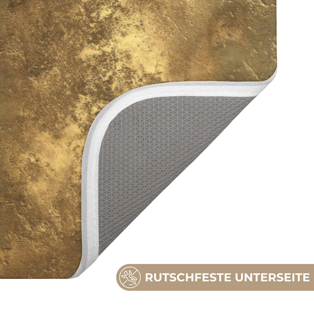 KÚPEĽŇOVÁ PREDLOŽKA Starožitný - metalický vzhľad - zlatý 90x60 cm - zlatá, textil/plast (90/60cm) - OnlyWow