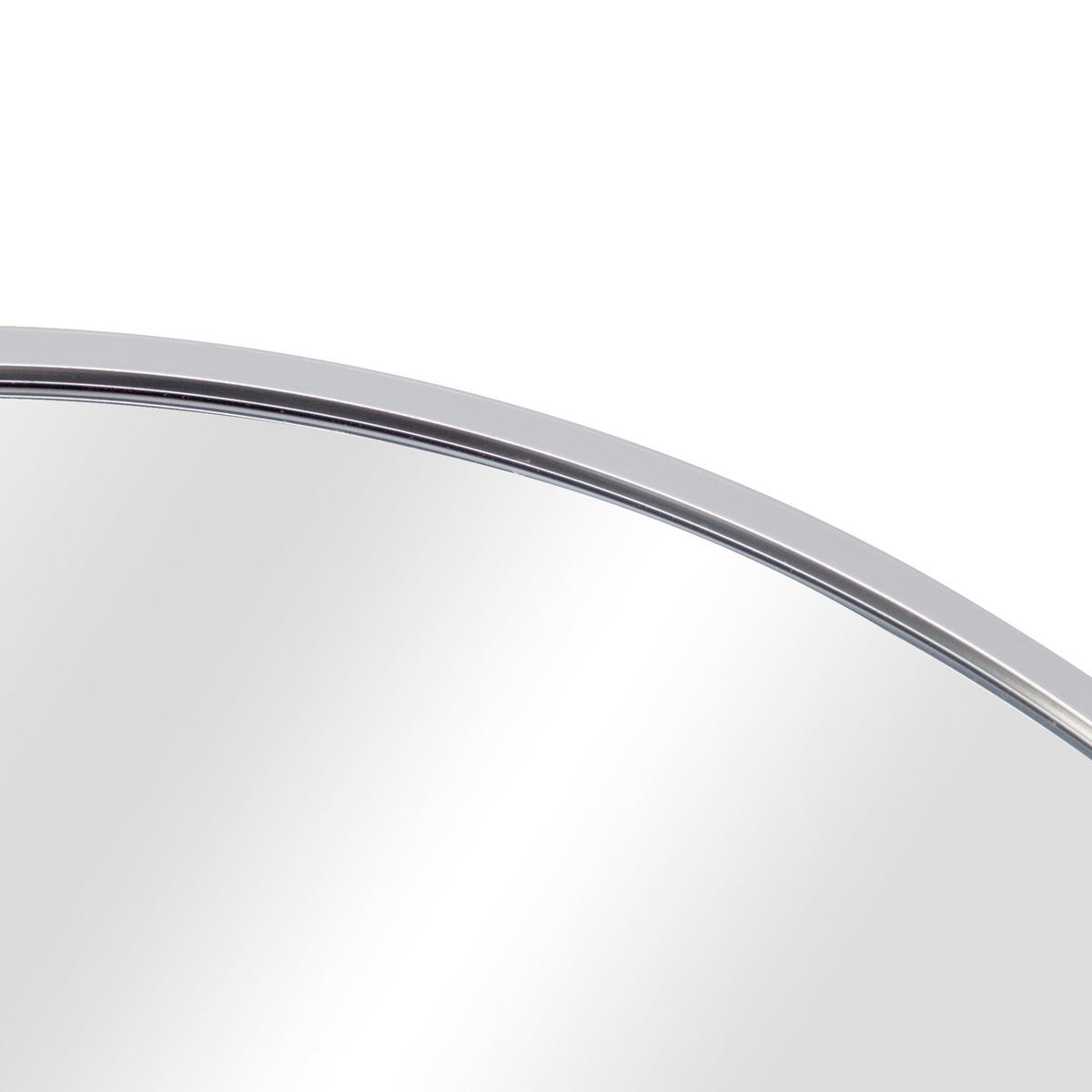 WANDSPIEGEL Modugno - Silberfarben, Glas/Metall (50/2.8/50cm) - [en.casa]