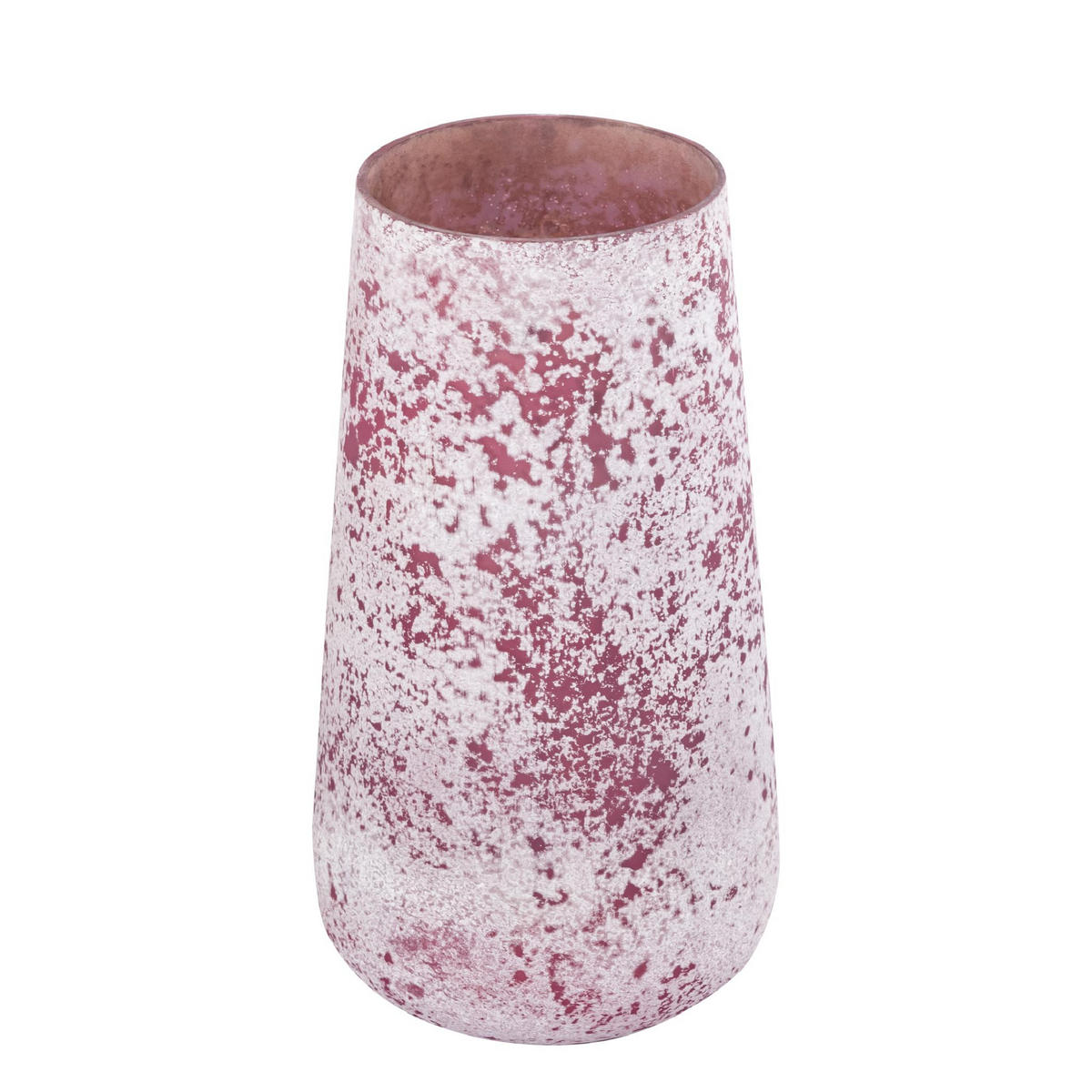 WINDLICHT Marcy Rosa 16/16/30cm - Pink, Glas (16/30/16cm) - PTMD Collection