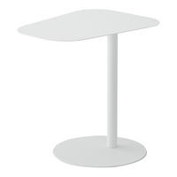 BEISTELLTISCH Nastätten - Weiß, Metall (38/50/50cm) - [en.casa]