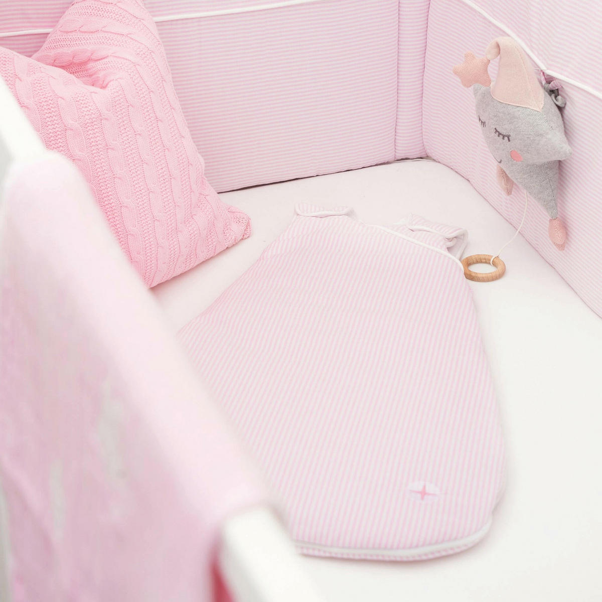BABYSCHLAFSACK Rosa 60 cm - Rosa, Textil (38/60cm) - nordic coast company