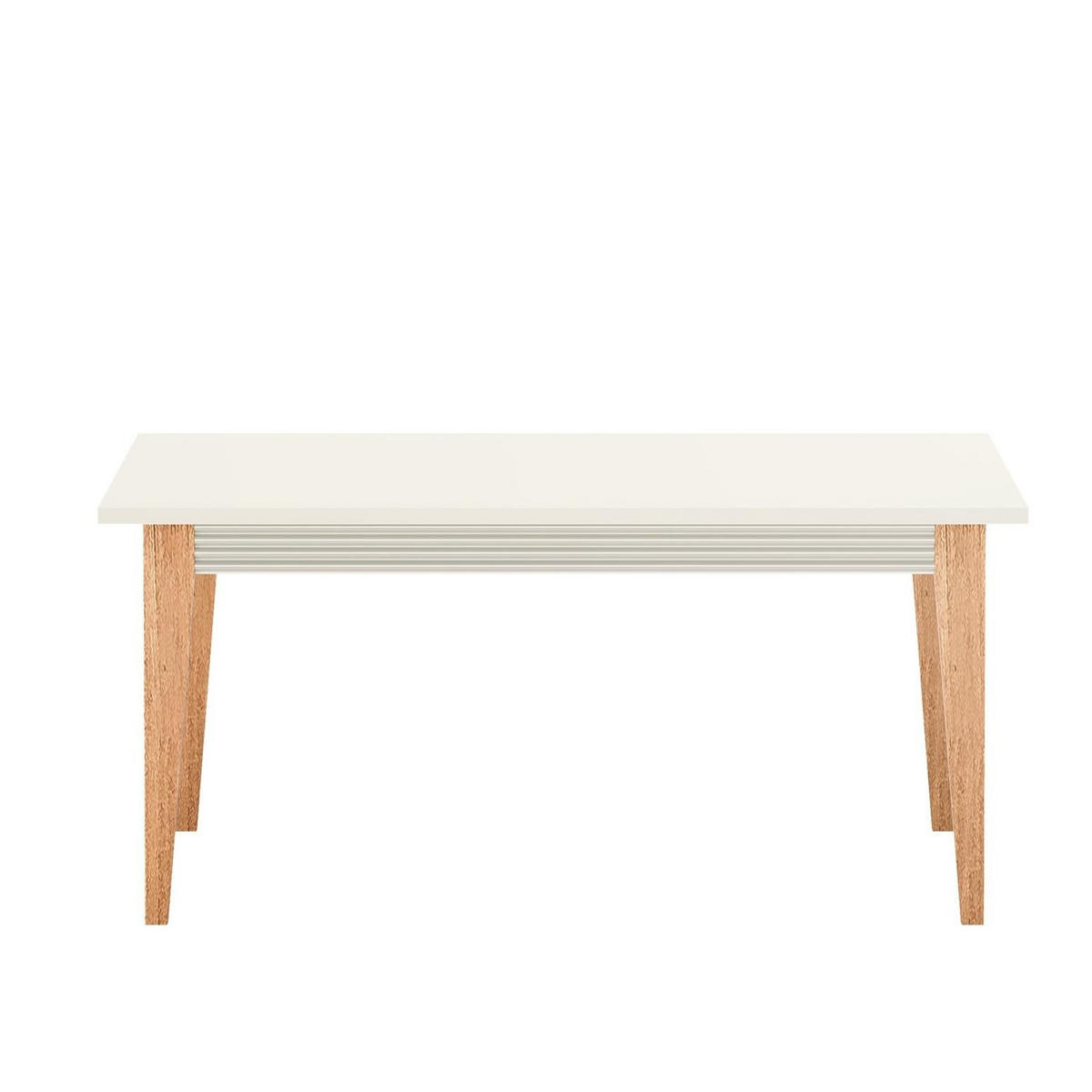 COUCHTISCH Windsor Kaschmir, auf hohen Holzbeinen - Kaschmir, Holzwerkstoff (68/90/40cm) - Bettso