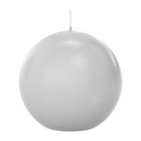 KUGELKERZEN Weiß Ø 100 mm, 6 Stück - Weiß, Paraffin (10/10/10cm) - Wiedemann Kerzen