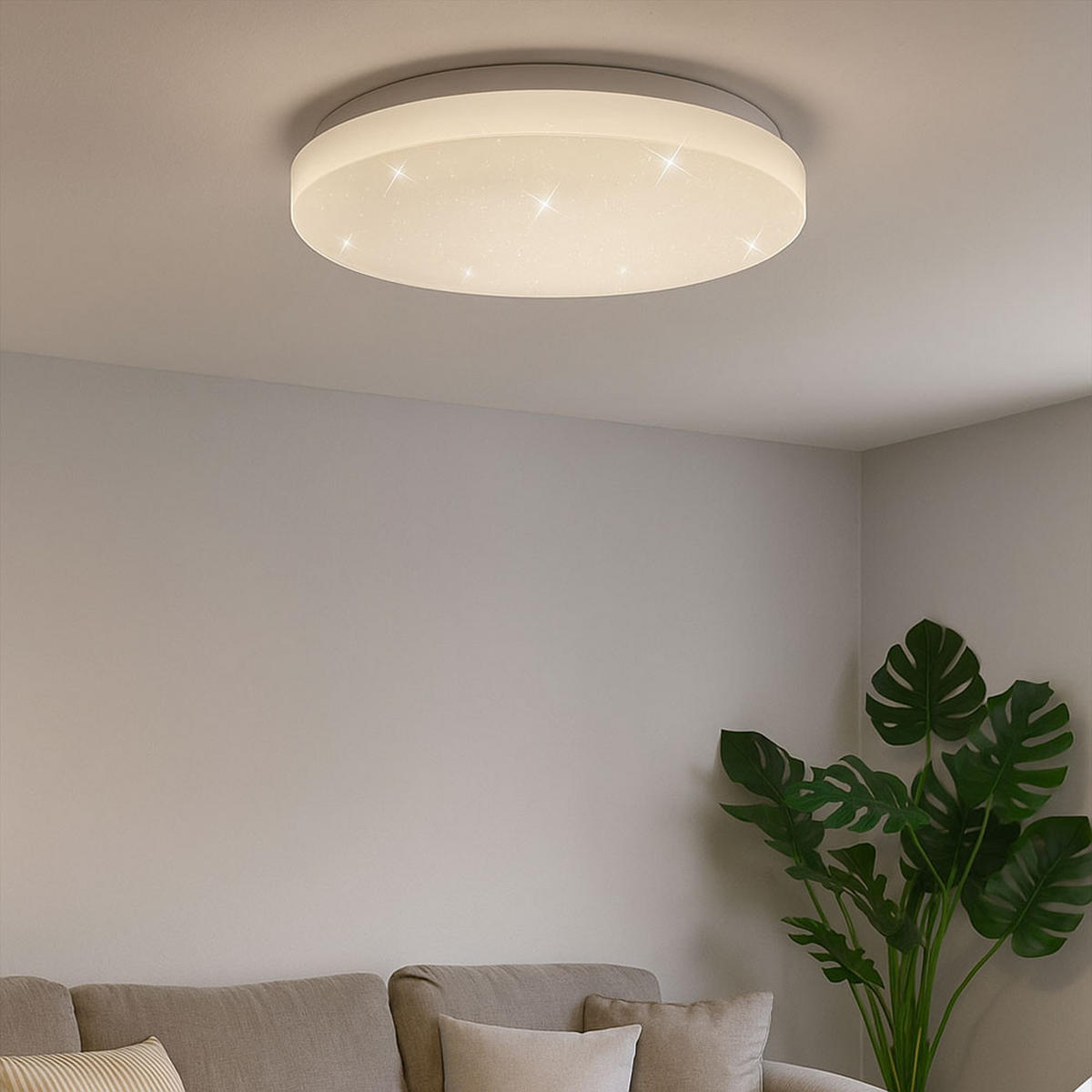 LED DECKENLEUCHTE Weiß Metall - Weiß, Metall (25.5/5.5/5.5cm)