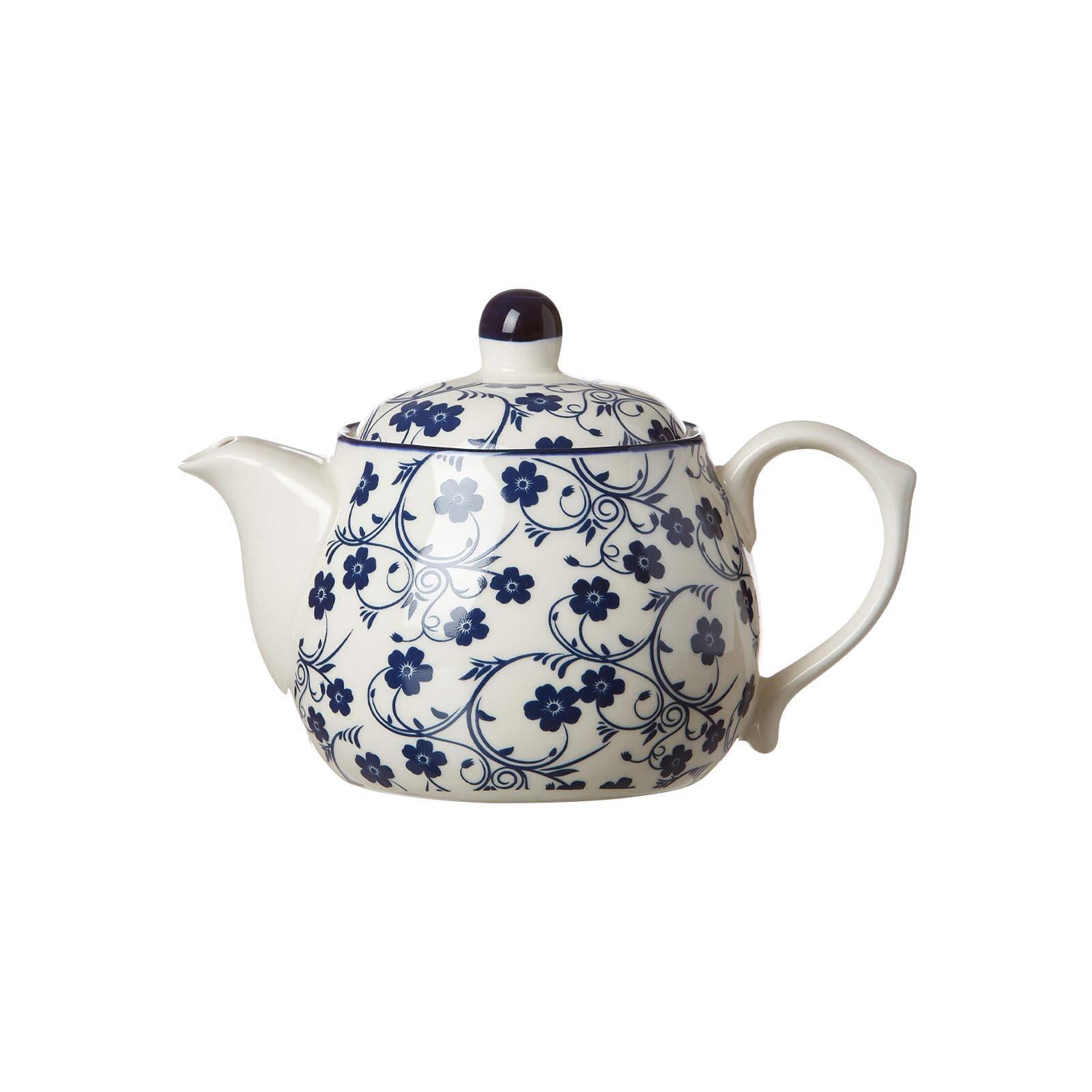 TEEKANNE Royal Sakura blau-weiß 500 ml - Blau/Weiß, Keramik (0.5L) - Ritzenhoff Breker