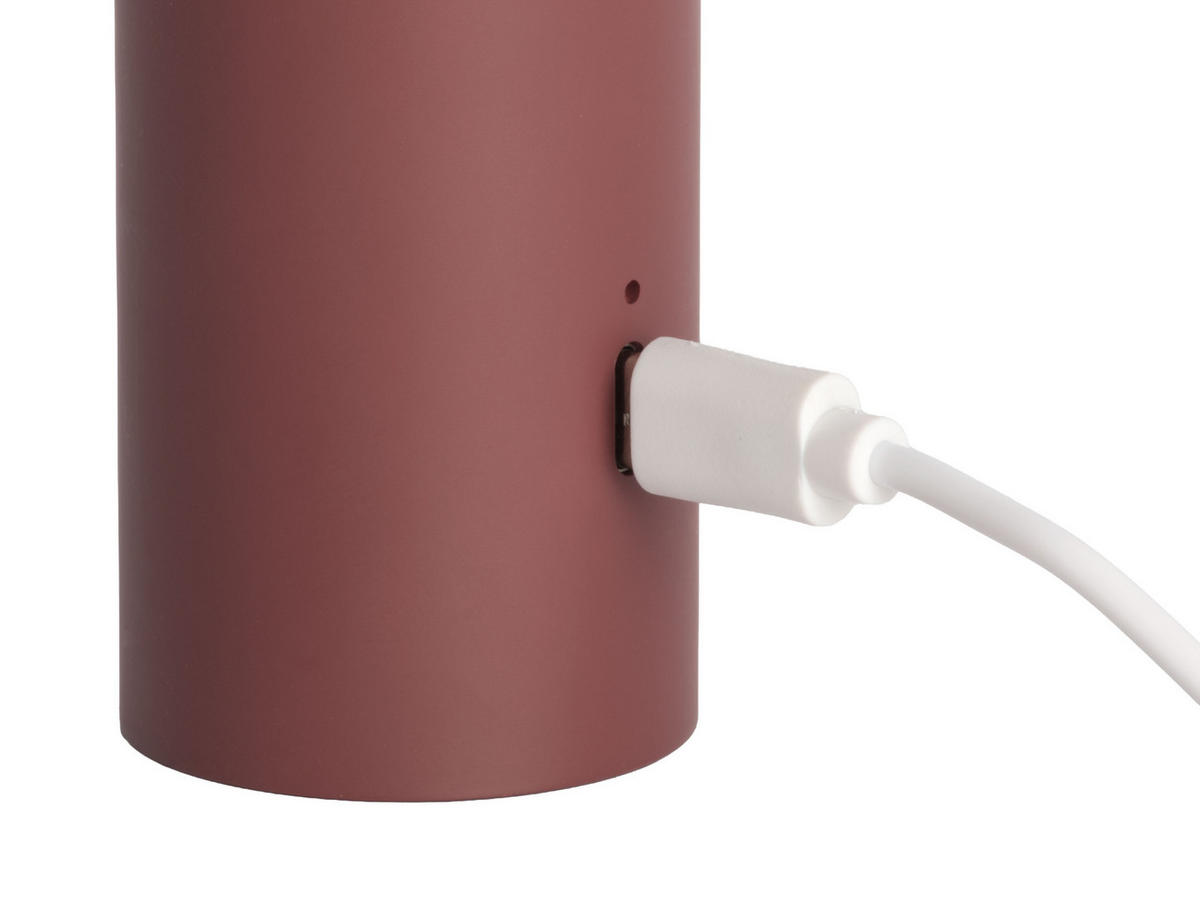 WANDLAMPE Paris LED - Rot - 14,5 cm - Rot, Metall (14.5/14.5/14cm) - Leitmotiv