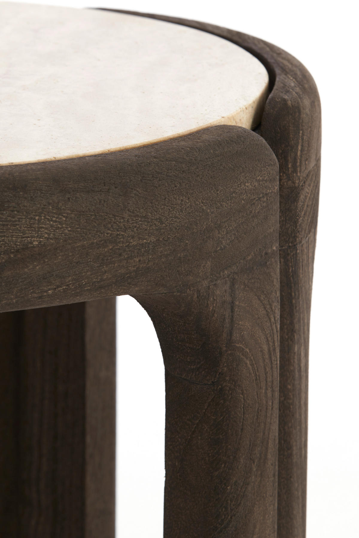 BEISTELLTISCH Ali Grau 45/45/50 cm - Grau, Holz (45/45/50cm) - Light & Living