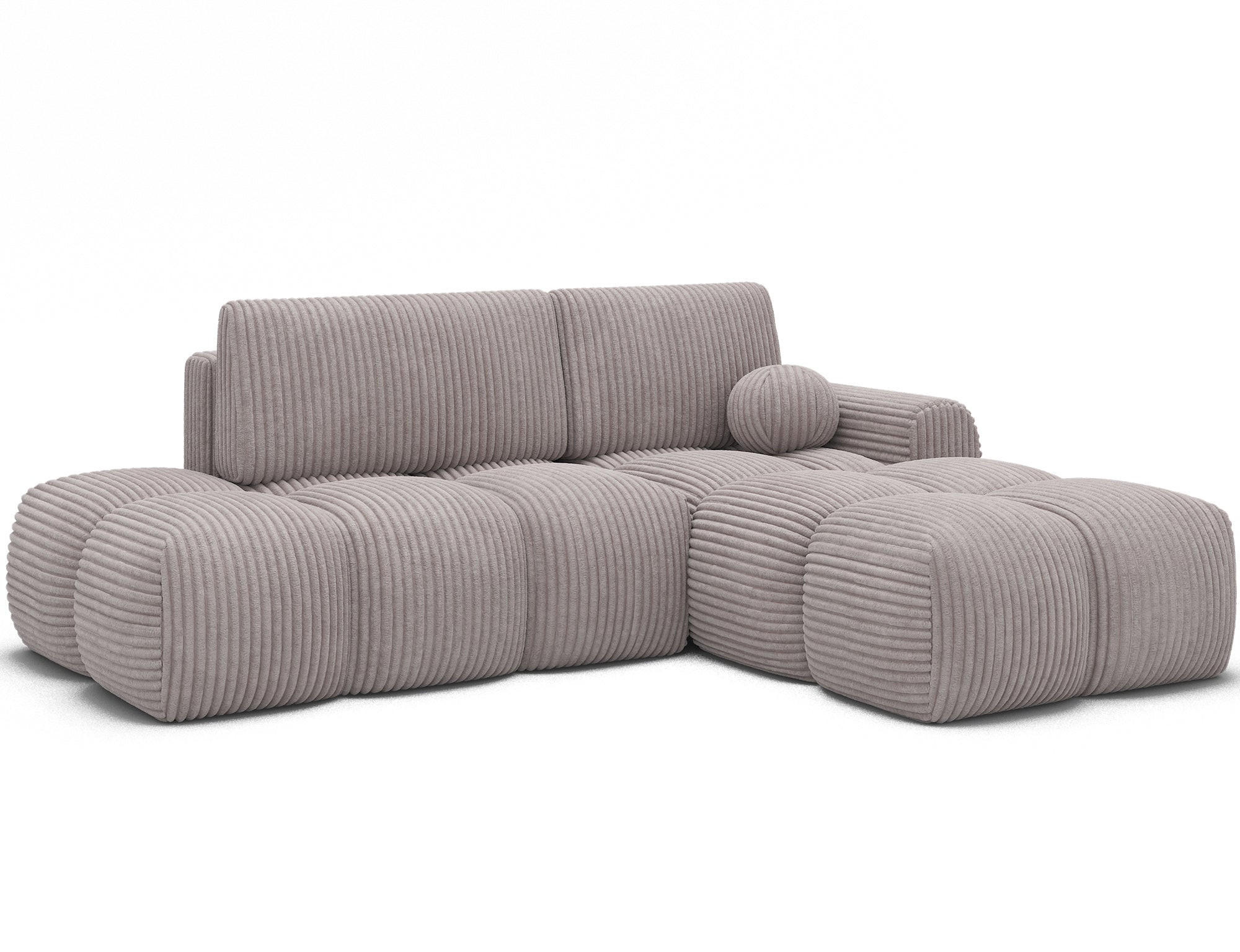 ECKSOFA VITTARIO mit Schlaffunktion & Bettkasten – Modernes L-Sofa 227 cm, inklusive Kissen - Grau, Kunststoff (227/95cm) - Wohnideebilder