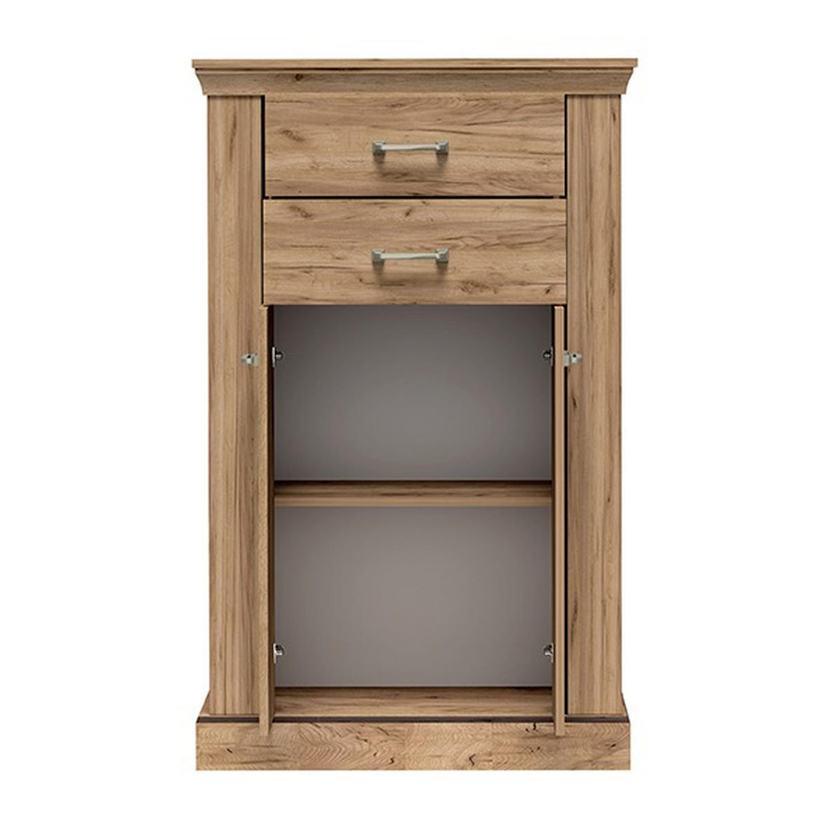 KOMMODE Antica New AN-3 82 x 127 x 42 cm Kraft Gold - Wildeiche, Holzwerkstoff/Metall (82/127/42cm) - Koseto