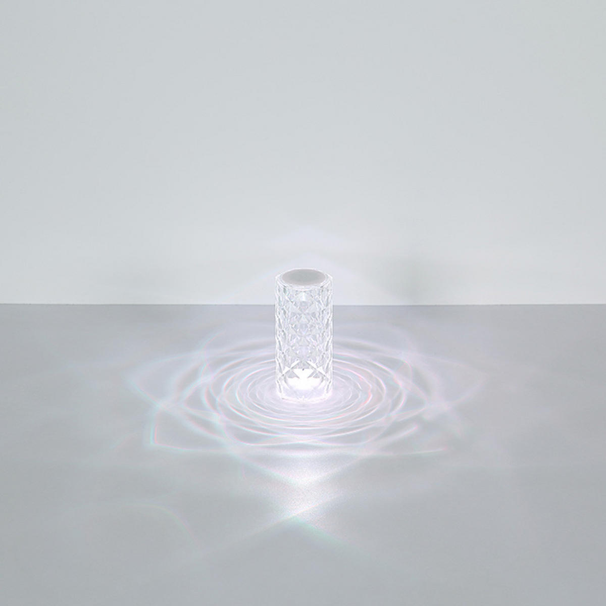 LED TISCHLEUCHTE GIXI Klar 2er Set - Klar, Metall (7.3/7.3/15.8cm) - Globo Lighting