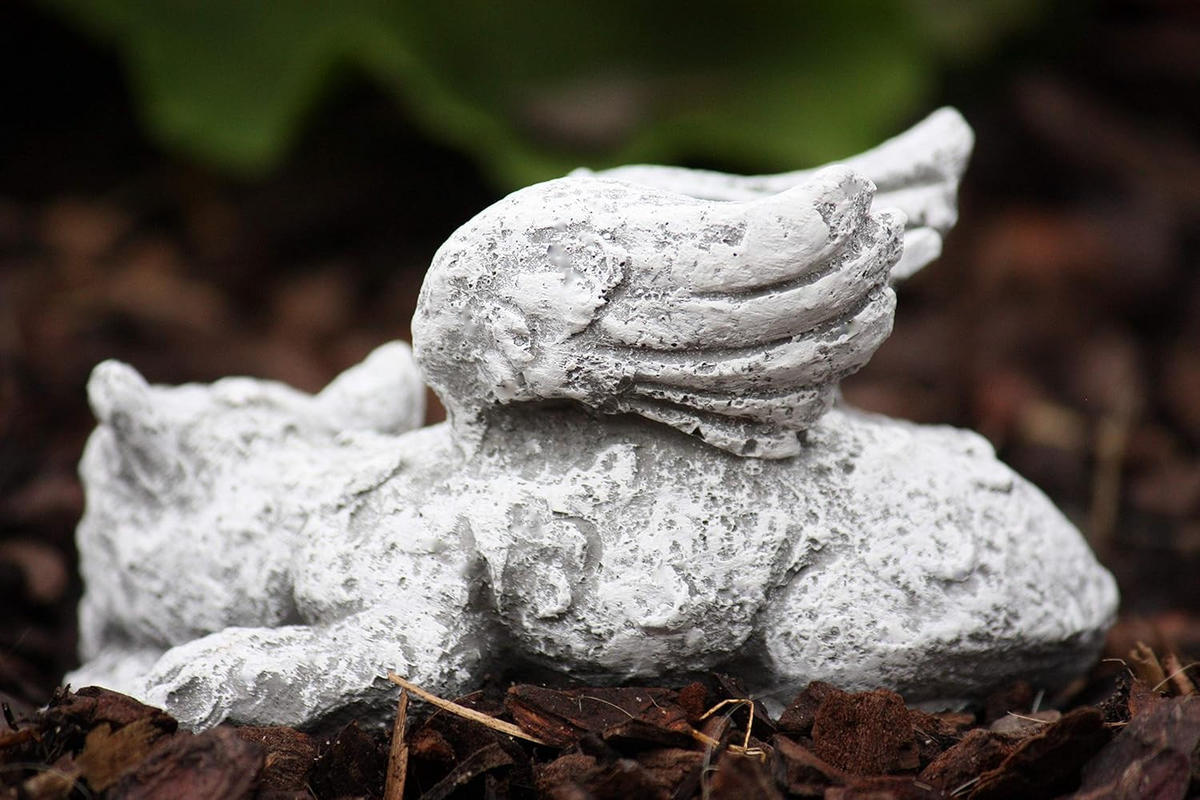 STEINFIGUR Mini Drache frostfest Steinguss - Grau, Stein (9/7/7cm) - stoneandstyle