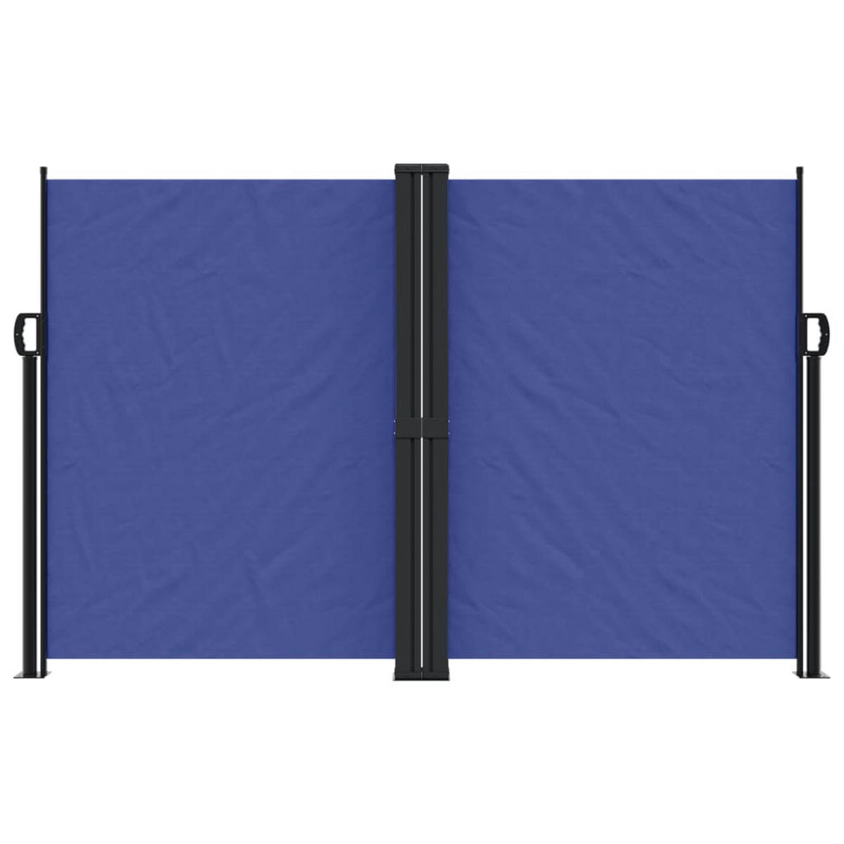 SEITENMARKISE Ausziehbar Blau 160x1200 cm - Blau, Textil (1200/160/1200cm) - furnicato
