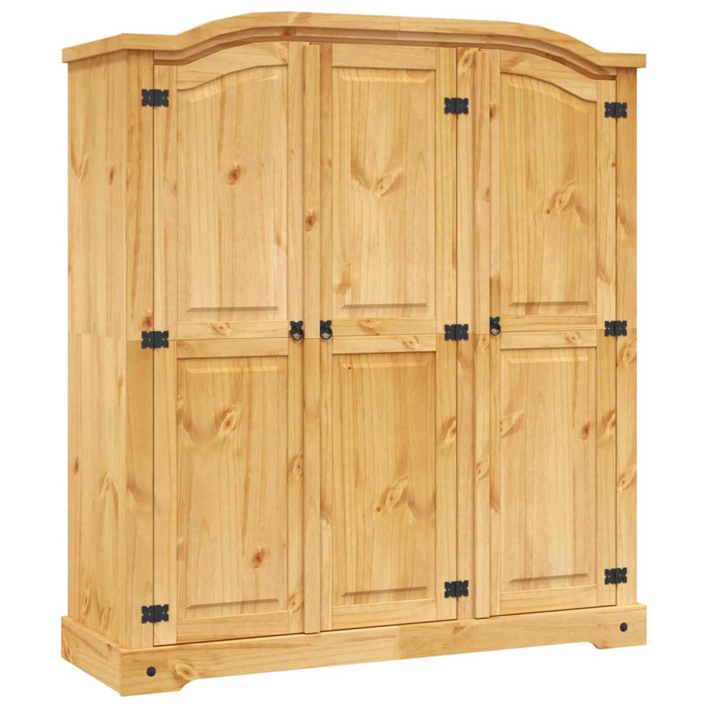 DREHTÜRENSCHRANK Duarte 150.5/52/170 cm - Braun, Holzwerkstoff (150.5/170/52cm) - Nettlife