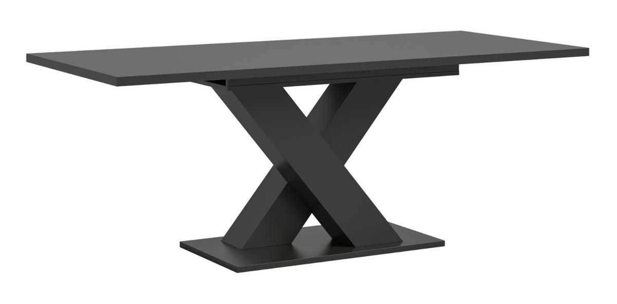 ESSTISCH grau 150 - 190 cm, Küchentisch ausziehbar - Grau, Holz/Holzwerkstoff (150/90/76cm) - Inn.Furn