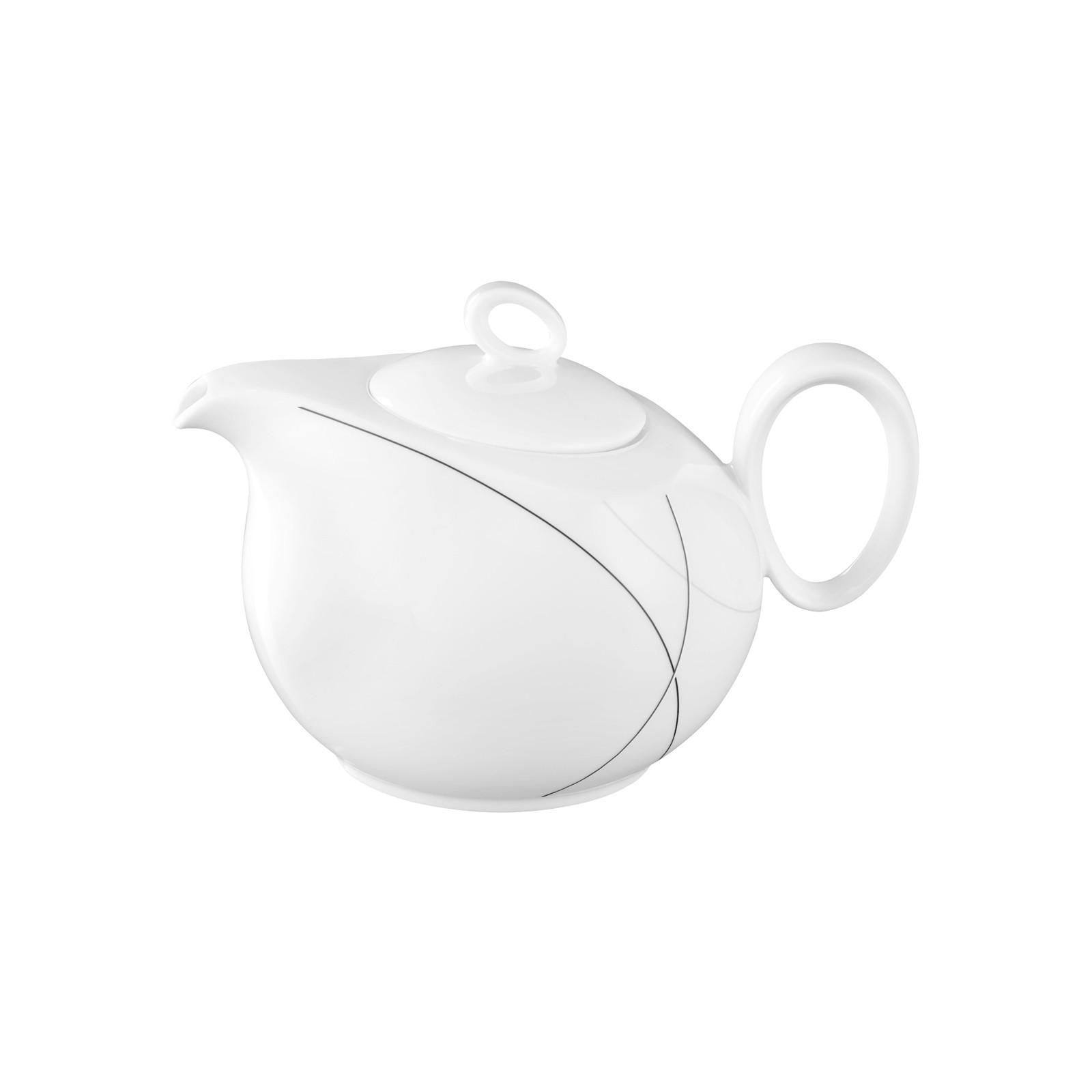 TEEKANNE Trio Highline weiß 1,25 l - Weiß, Keramik (1.25L) - Seltmann Weiden