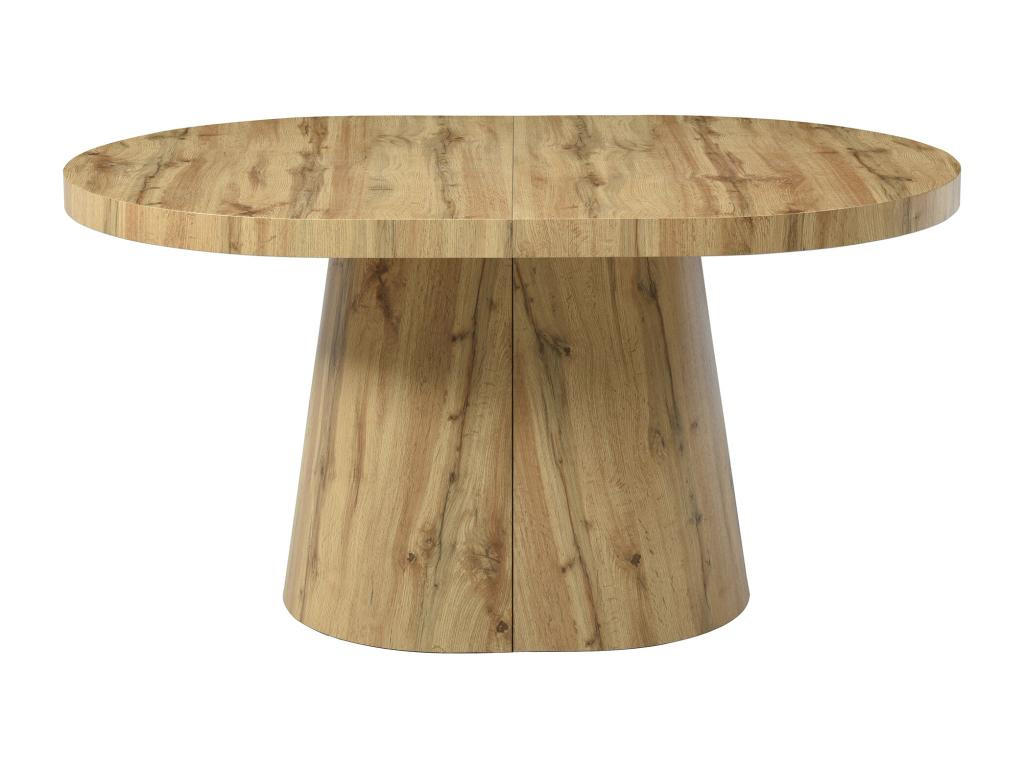 ESSTISCH ausziehbar - 6 bis +12 Personen - MDF - Holzfarben hell - CLOEVA - Naturfarben, Holz (300/100/76cm) - Vente-Unique