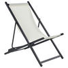 GARTENSTUHL Beige Locri II - Beige/Schwarz, Metall (60/79/95cm) - Beliani