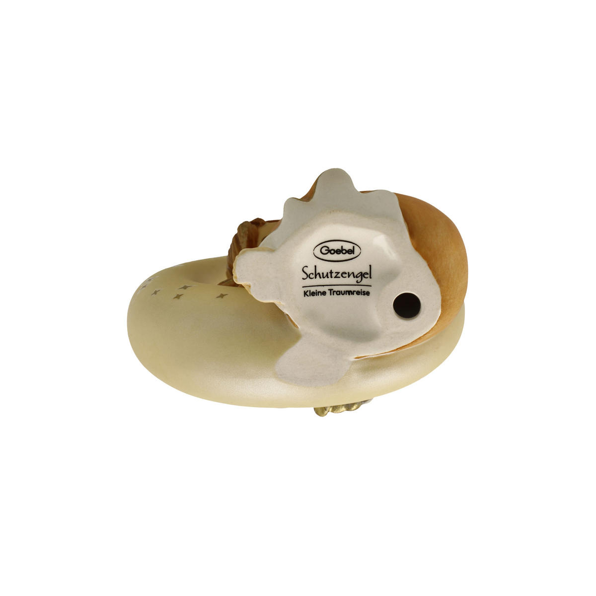 ENGELFIGUR Kleine Traumreise, Steingut, Champagner, 9.5 cm - Beige, Keramik (8.5/9.5/9.5cm) - Goebel