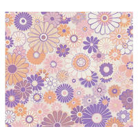VLIESTAPETE Lila 53/850 cm - Orange, Textil (53/1cm) - KUNSTLOFT