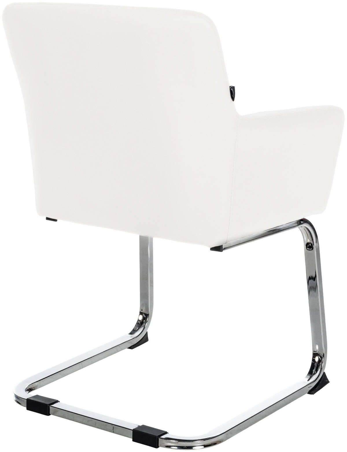STUHL Pukki Kunstleder weiß - Weiß, Kunststoff (57/87/58cm) - TPFLiving