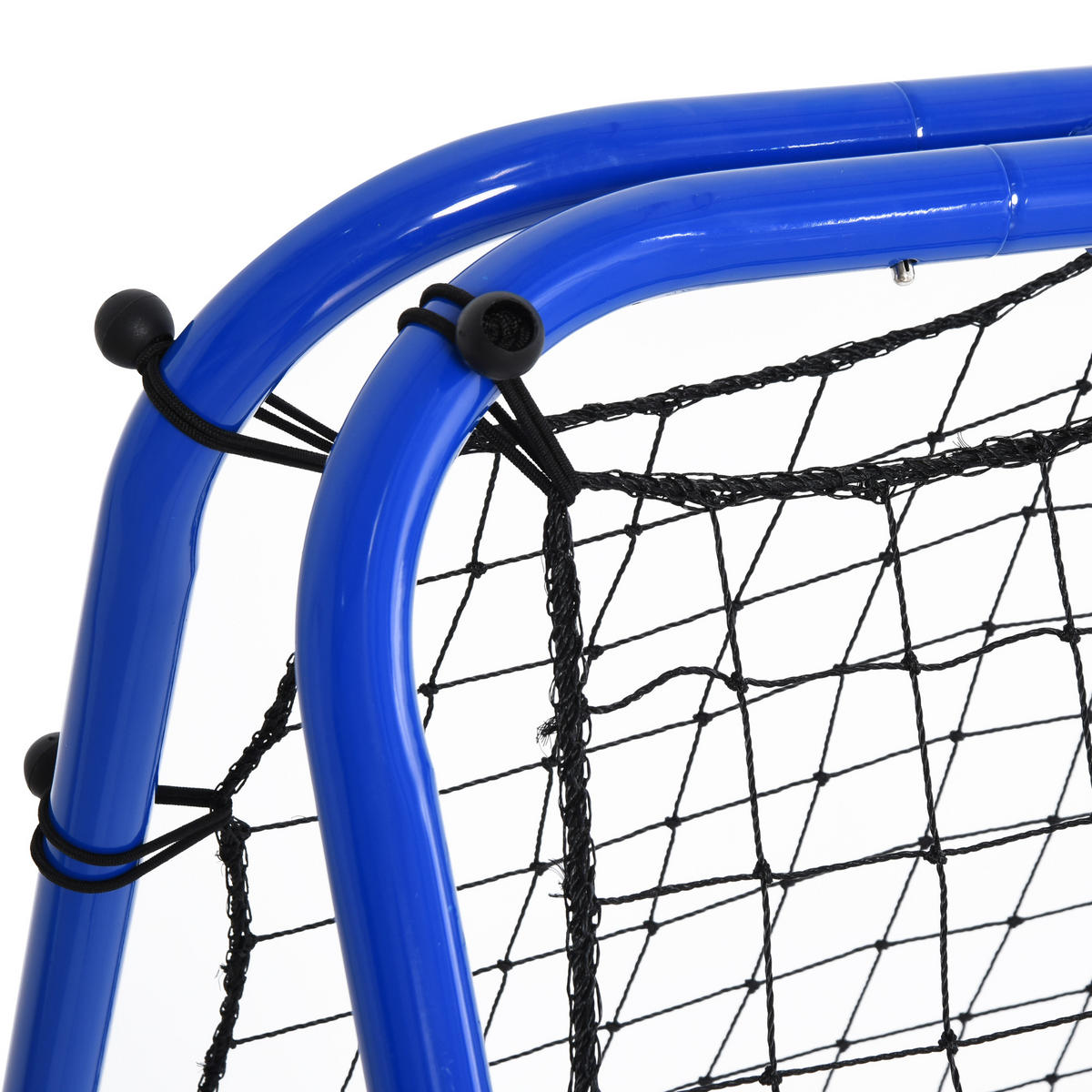 FUSSBALL REBOUNDER, PE, Blau, 100 x 95 x 90 cm - Blau, Kunststoff (95/100cm) - HOMCOM