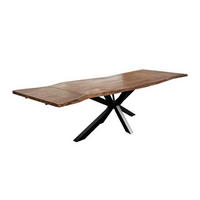 ESSTISCH JANOSH - Nussbaumfarben/Walnussfarben, Holz (90/160/77cm) - SAM