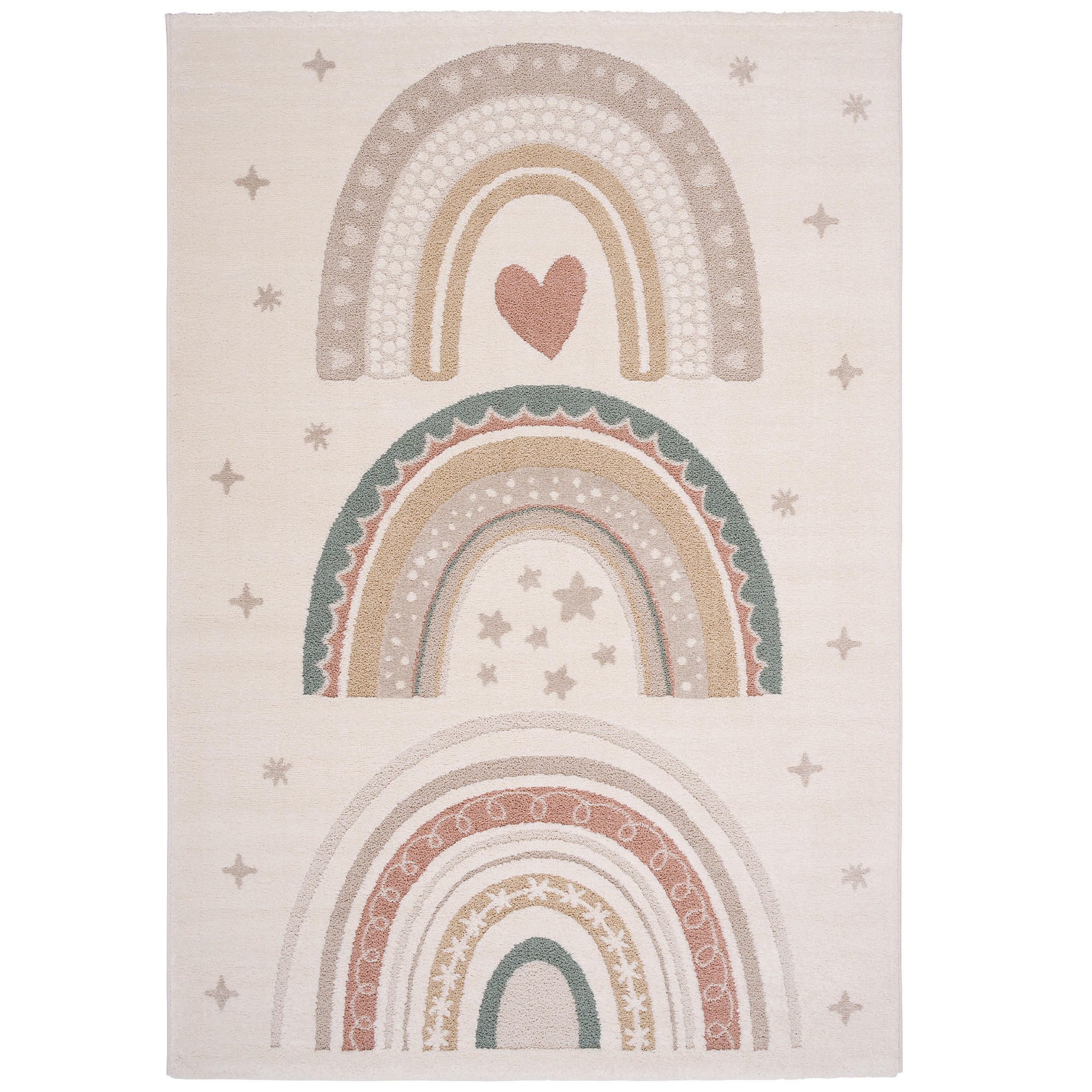 KINDER TEPPICH HAPPY KIDS - Multicolor, Textil (120/170cm) - Pergamon