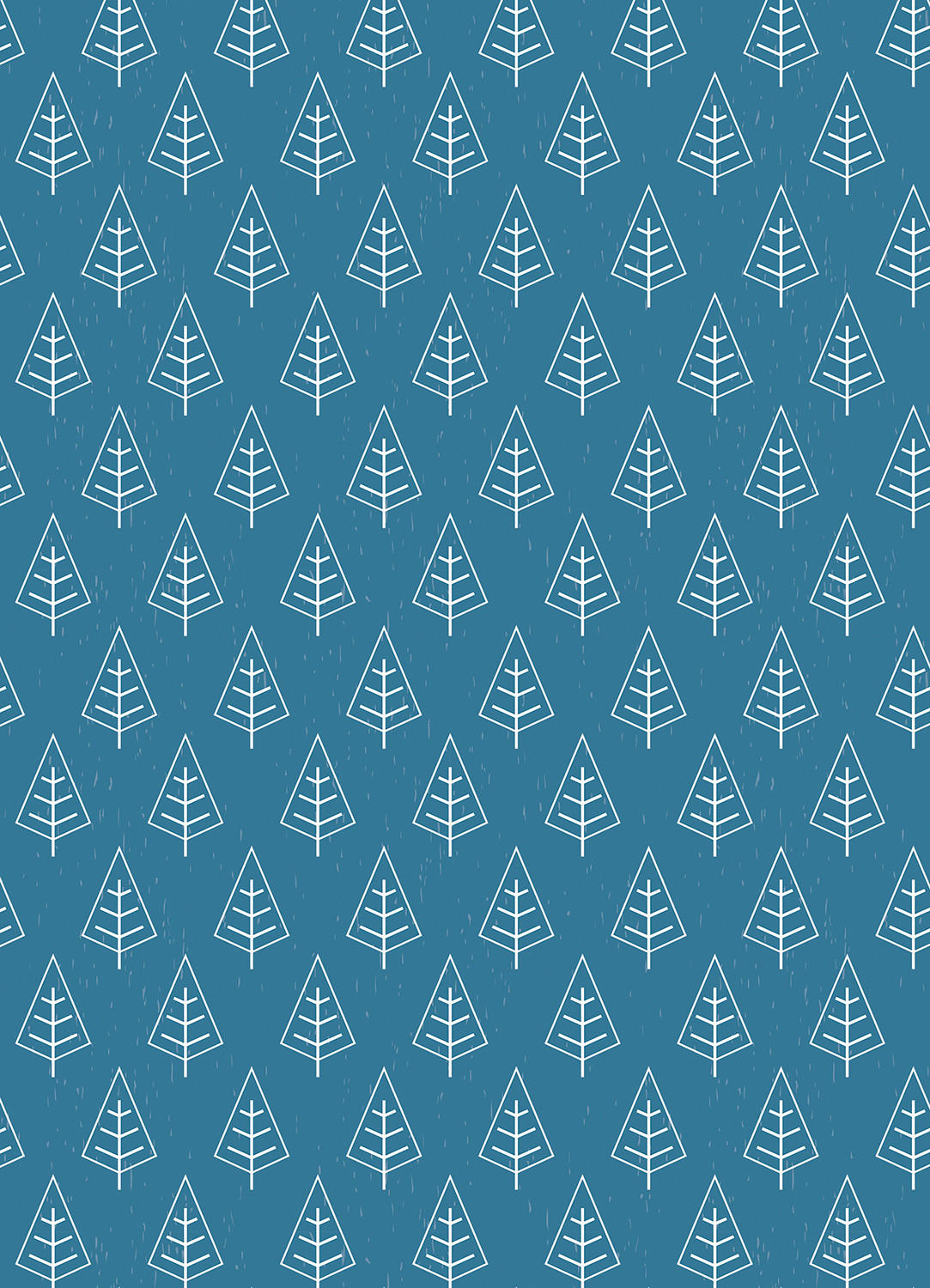VERDUNKELUNGSROLLO 130x180 cm Bäume im Regen - Weiß, Textil (130/80cm) - TULUP