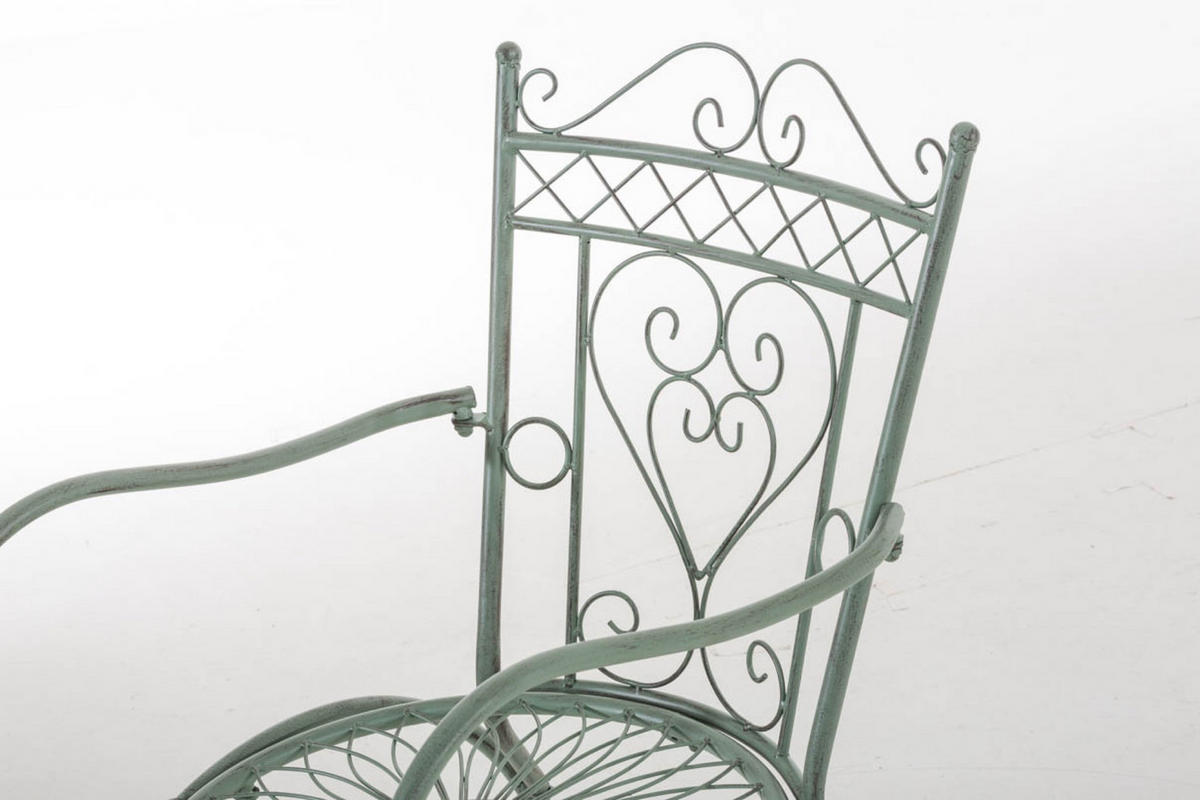 GARTENSTUHL Sheen antik-grün - Grün, Metall (48/60/88cm) - TPFGarden