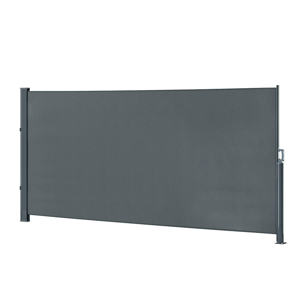 SEITENMARKISE ALU Anthrazit 350 x 160 cm - Anthrazit, Textil (350/160/350cm) - OK-Living