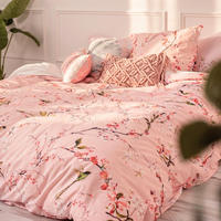 BETTBEZUG Chinoiserie rose 240x220 cm (Übergrösse) - Multicolor, Textil (240/220cm) - Happy Friday
