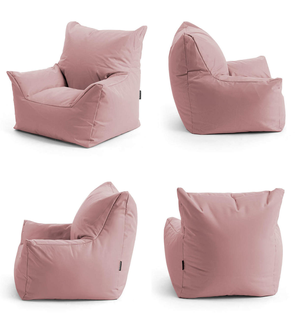 OOUTDOOR-KINDER-SITZSACK Der Gartenzwerg - Rosa, Textil (52/57/53cm) - Mokebo