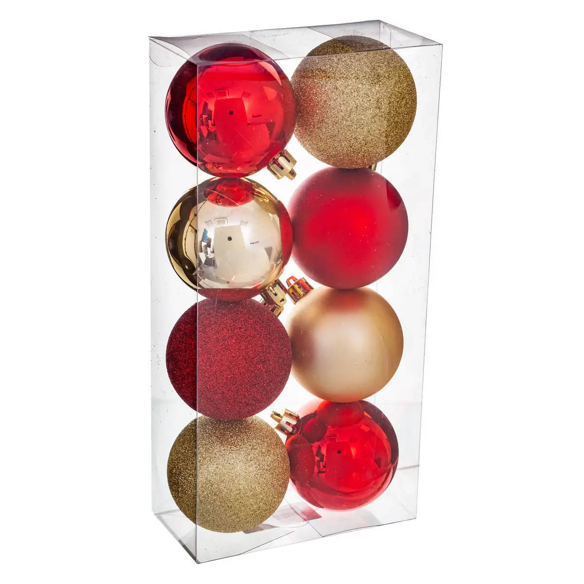 WEIHNACHTSKUGELN 8er-Set Ø 7 cm - Goldfarben, Kunststoff (7/8.2/7cm) - Atmosphera Createur d´interieur