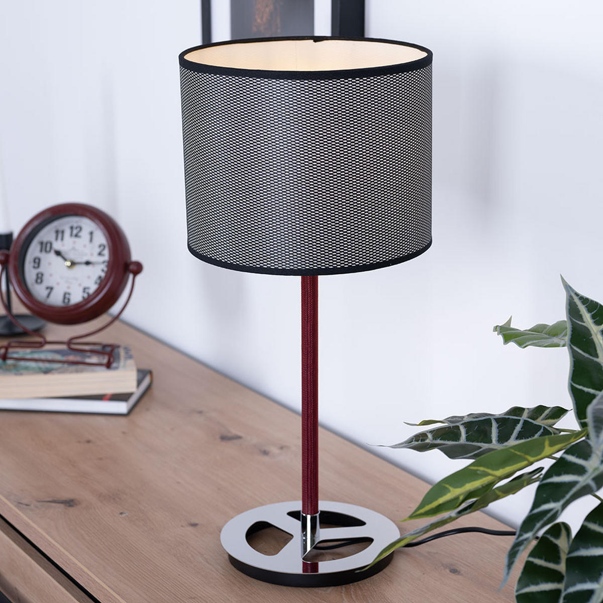 LED TISCHLEUCHTE Stratos Silber Chrom - Silberfarben, Metall (23/23/50cm)