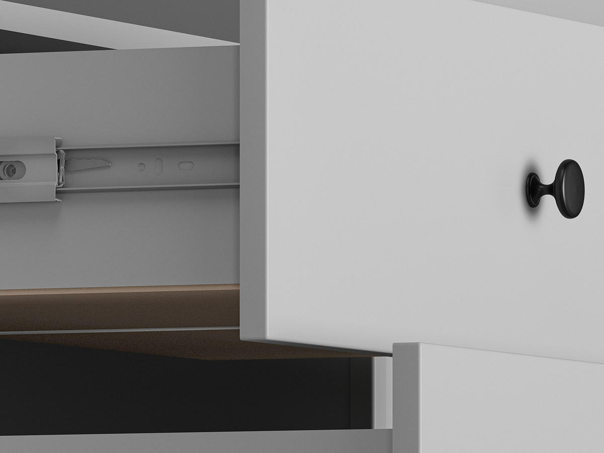 STAURAUMSCHRANK Terni silbergrau 91,5 / 42 / 139cm - Silberfarben/Grau, Holz/Holzwerkstoff (92/139/42cm) - Feldmann-Wohnen