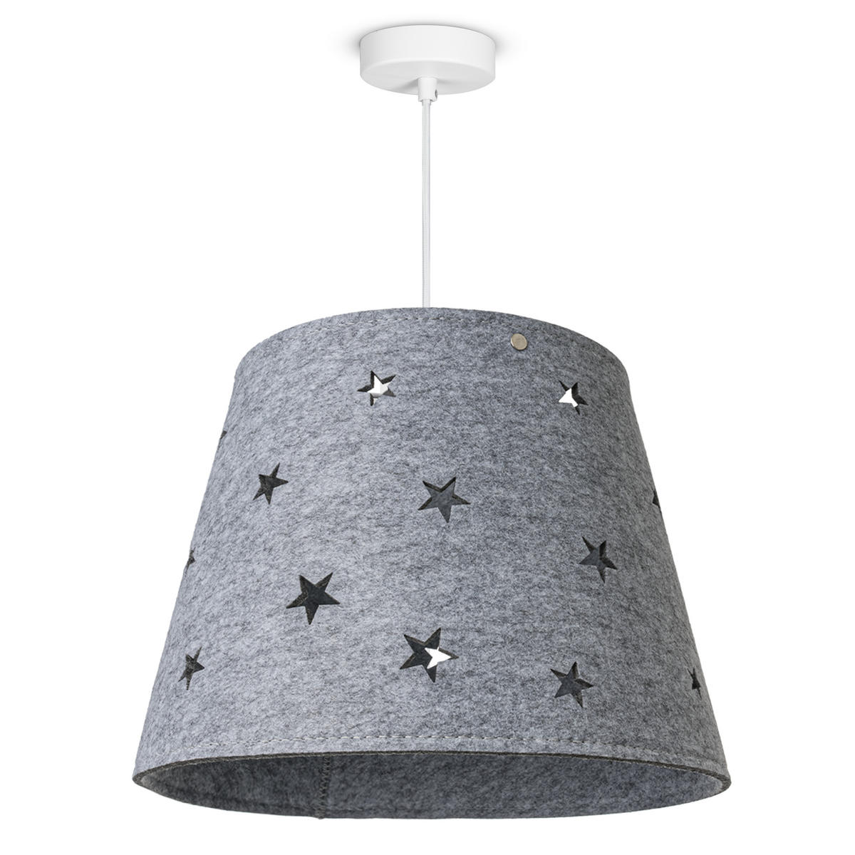 PENDELLEUCHTE Hugo Pd1 Glen - Grau, Metall (33/33/23.9cm) - Paco Home