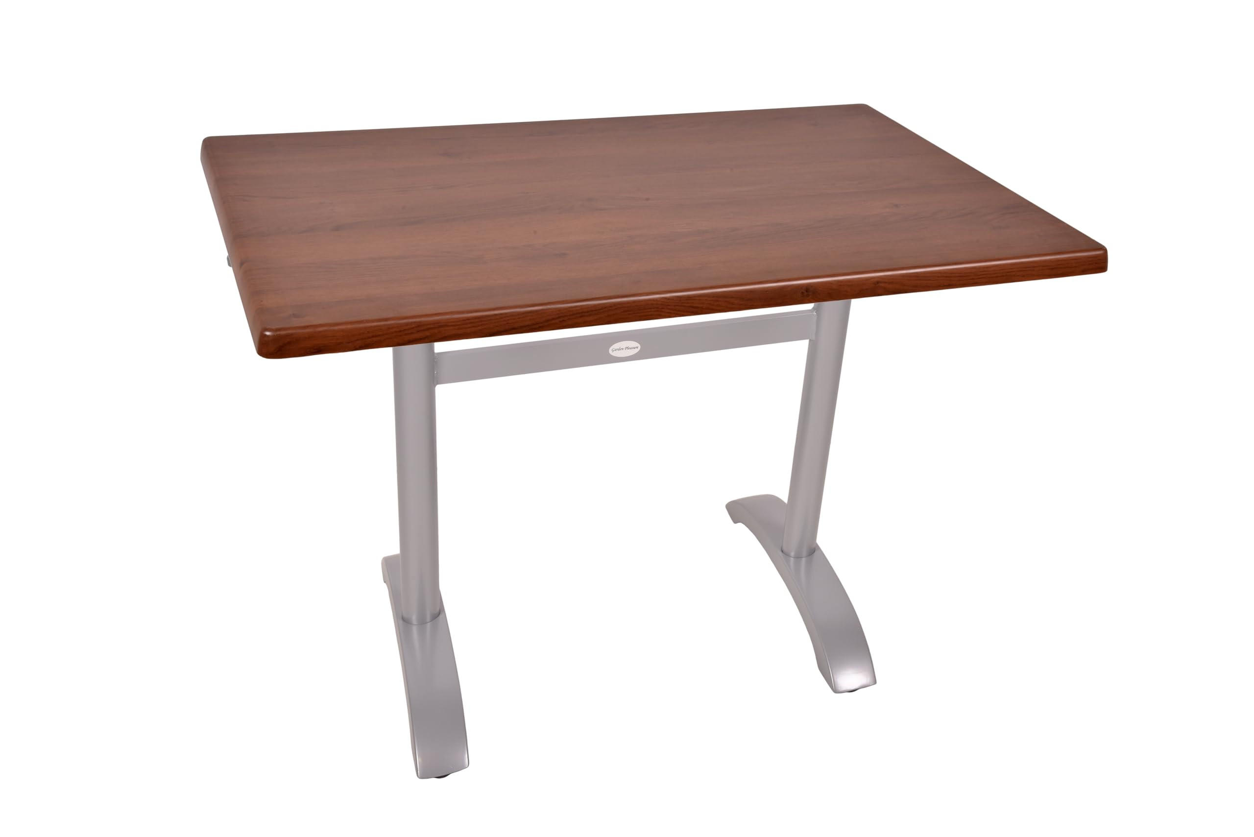 BISTROTISCH Ache 110x70cm Rechteckig Dunkelbraun Holz Cafétisch - Dunkelbraun, Holz (110/70/72cm) - DELUKE