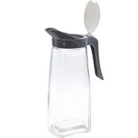 GLASKRUG mit Deckel Grau 1,5 l 15/9/26 cm - Grau, Glas (1.5L) - Excellent Houseware