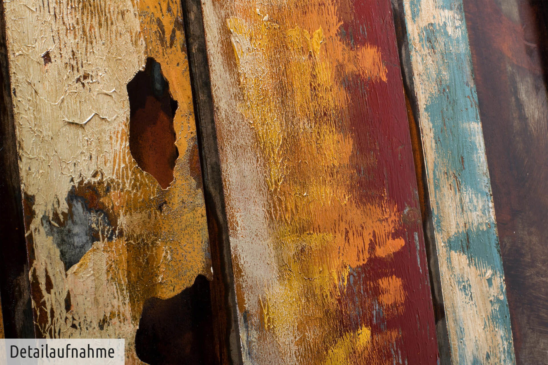 METALLBILD Bunt 144/44 cm - Multicolor, Metall (8.8/44cm) - KUNSTLOFT