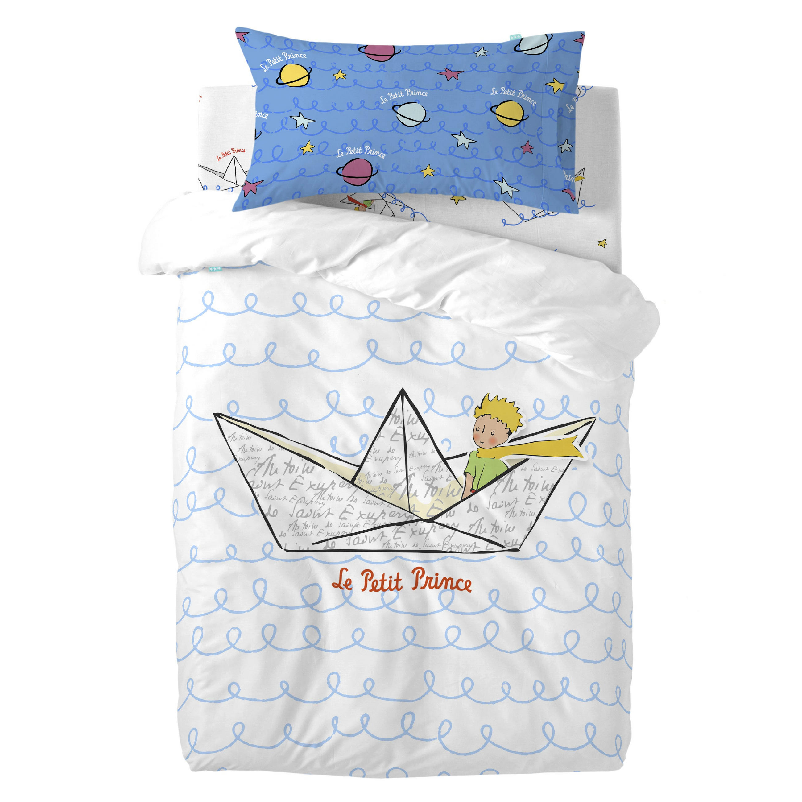 BETTBEZUG 2er-Set teiliges navire 115x145 cm (kinderbett) mehrfarbig - Multicolor, Textil (115/145cm) - Happy Friday