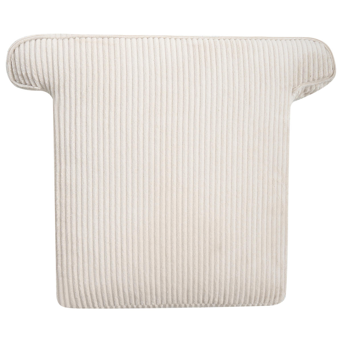 OHRENSESSEL Hellbeige Abson - Beige/Braun, Textil (64/100/65cm) - Beliani