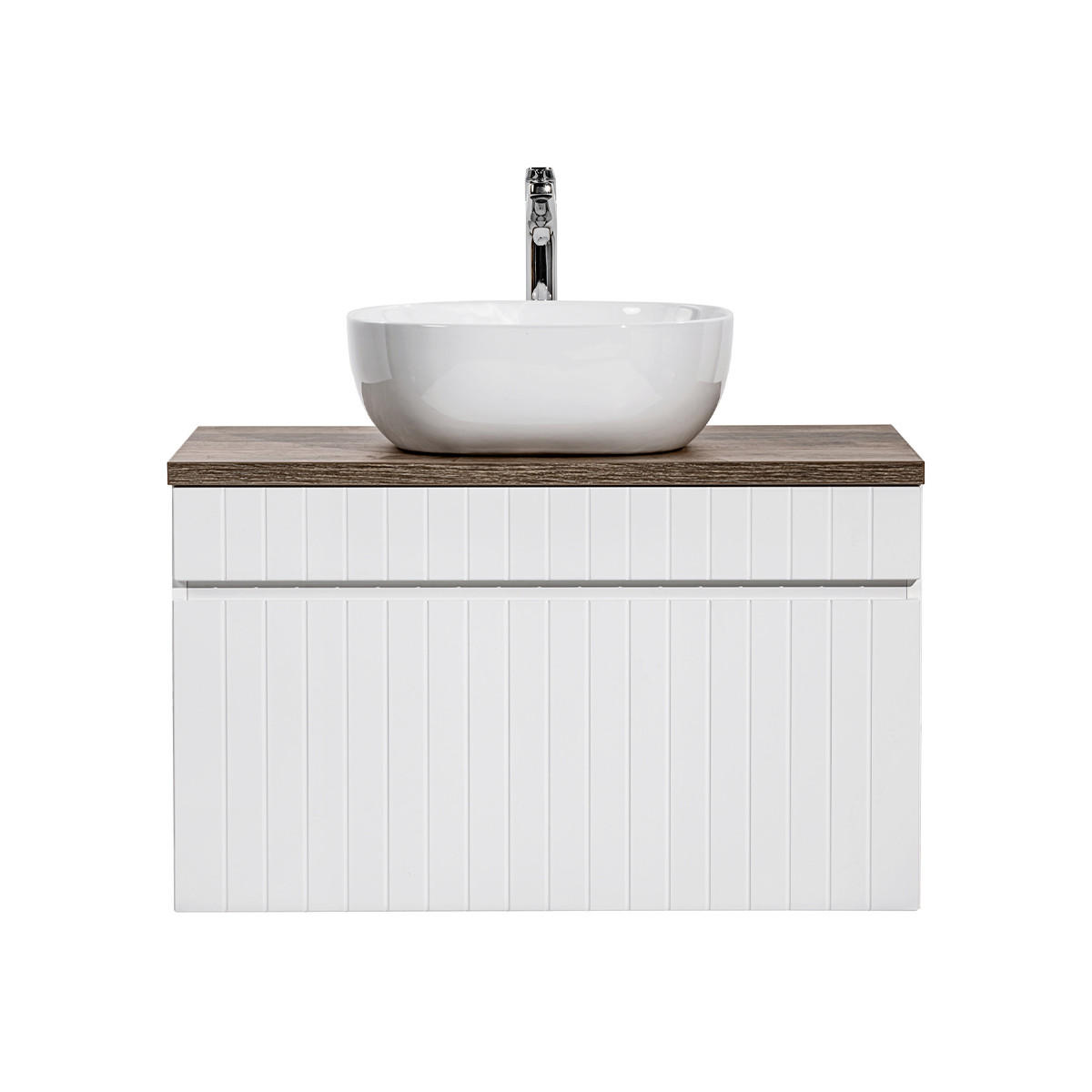 UMYVADLO 80cm Zelie Bílá - bílá, kompozitní dřevo (80/48/46cm) - Petits-meubles