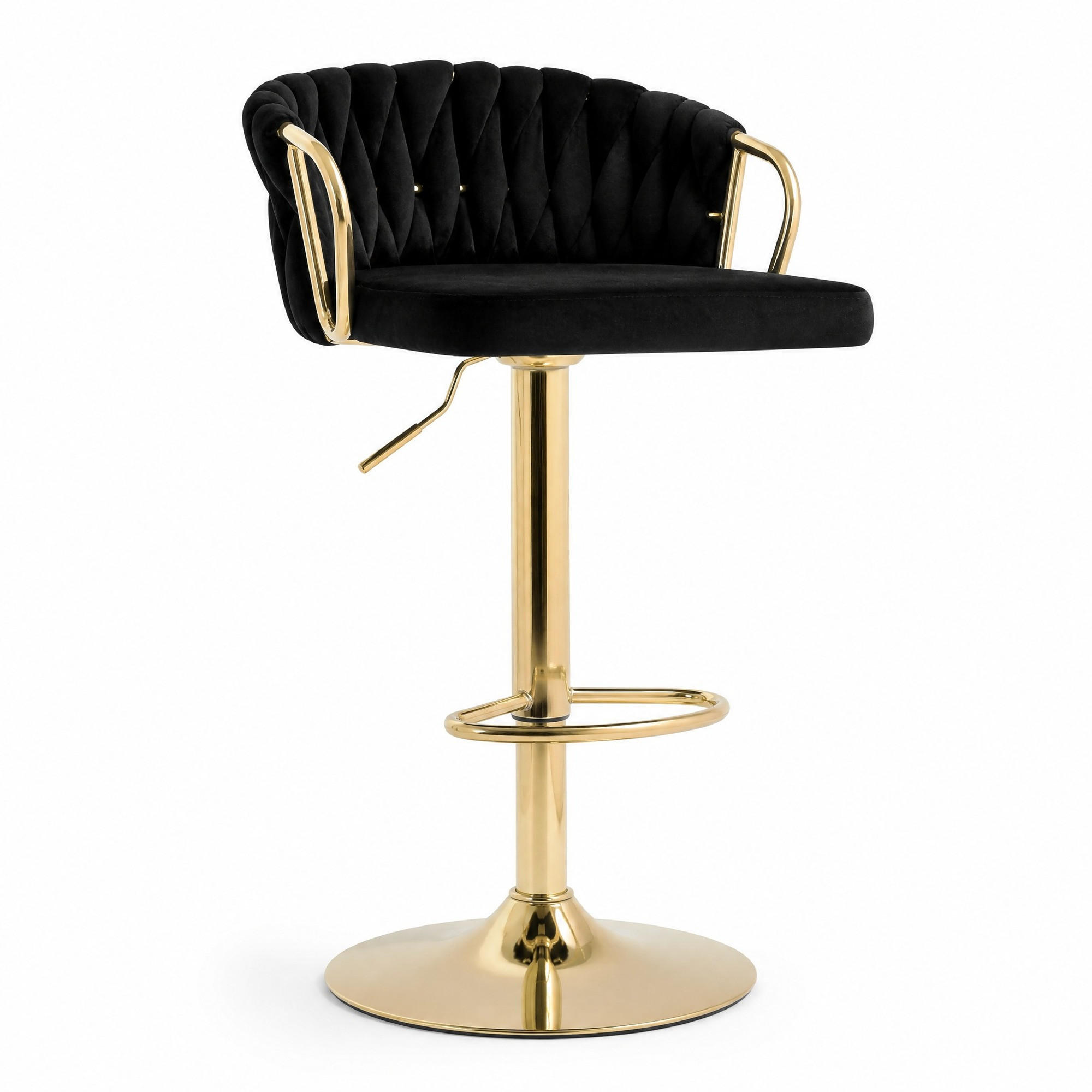 Mivray Barhocker Schwarz 49.5x98x50.5 cm