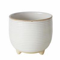 BLUMENTOPF Keramik Peronie Ø 17 cm - Weiß, Keramik (17/14.9cm) - Boltze Home