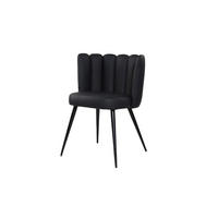 ESSZIMMERSTUHL JADA Schwarz Kunstleder - Schwarz, Textil (59/79/55cm) - KAWOLA