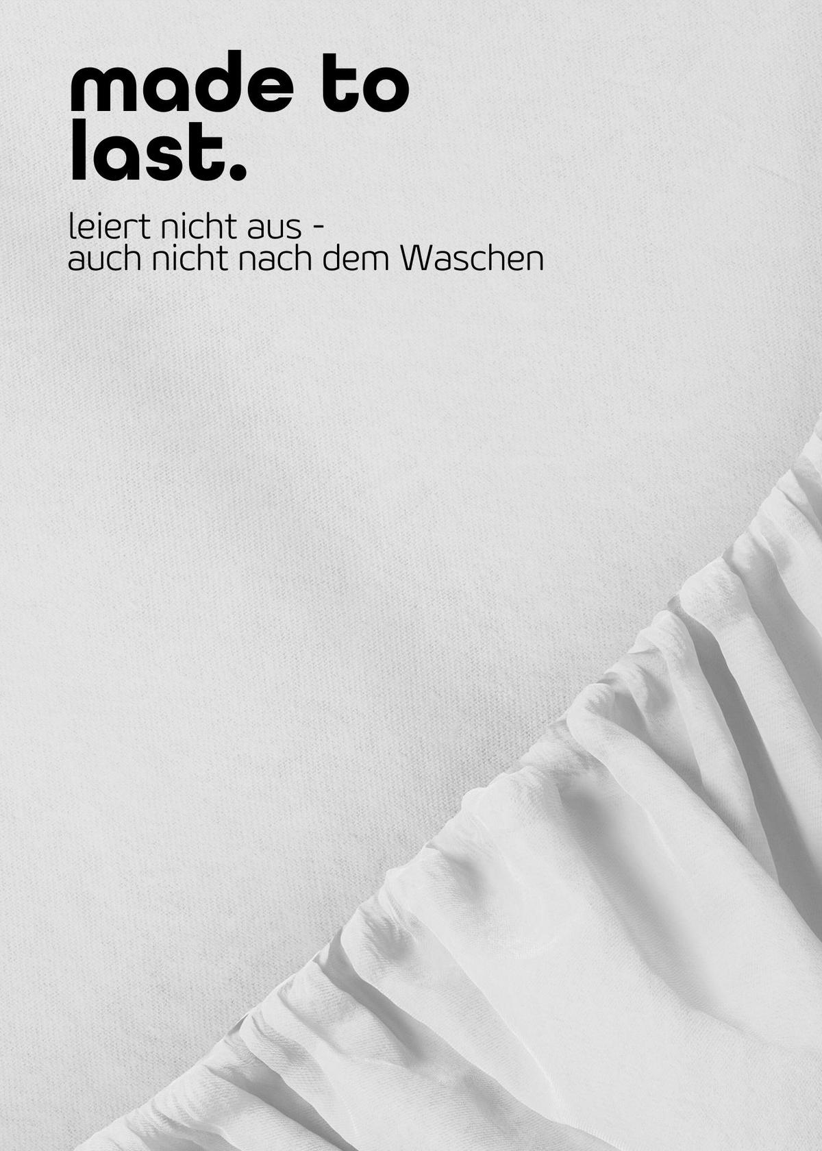 SPANNBETTLAKEN 120x120 cm Jersey weiß | Spannbetttuch für Laufgitter & Babymatratzen - Weiß, Textil (120/120cm) - Sämann – make a difference.